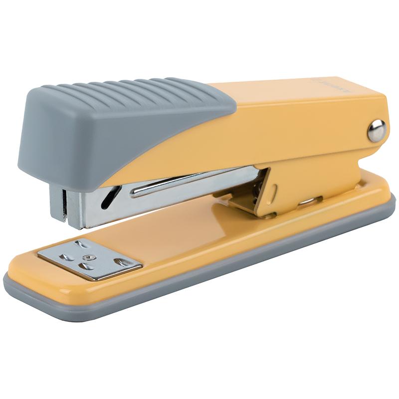 Степлер AXENT 4925-26-A Exakt-2 Earth colors, металевий ,№24/6, 25 аркушів, жовтий